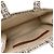 Céline Celine Cabas Thais Large Triomphe Tote Bag Marrone Bianco - vista 5