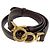 Borsa Fendi Peekaboo I.U Medium Marrone - vista 10