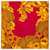 Sciarpa in seta Chanel Camellia Coco Mark Rosa D'oro  - vista 5