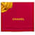 Sciarpa in seta Chanel Camellia Coco Mark Rosa D'oro  - vista 6