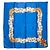 Sciarpa Chanel con Motivo Gioiello di Perle Blu Multicolore
