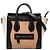 Céline Borsa Celine Luggage Nano Shopper Nero Bianco Beige