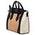 Céline Borsa Celine Luggage Nano Shopper Nero Bianco Beige - vista 2