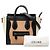 Céline Borsa Celine Luggage Nano Shopper Nero Bianco Beige - vista 7