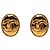 Timeless Orecchini a clip vintage Chanel Coco Mark D'oro