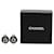 Orecchini Chanel Camellia Coco Mark Nero Argento Bianco  - vista 4