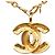 Collana a catena Chanel Matelassé Coco Mark con finitura dorata D'oro - vista 2