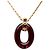 Collana con pendente Gimme Crew Louis Vuitton Rosso D'oro