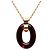 Collana con pendente Gimme Crew Louis Vuitton Rosso D'oro - vista 2