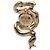 Timeless Orecchini Chanel Coco Mark Pearl Ribbon Motif D'oro - vista 3