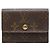 Louis Vuitton Monogram Portemonnaie Plat - Monedero Castaño