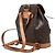 Zaino Louis Vuitton Monogram Montsouris MM Marrone - vista 2