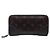 Louis Vuitton Monogram Long Wallet Schwarz Rot