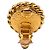 Orecchini a clip vintage Chanel Coco Mark D'oro - vista 3
