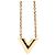 Collana con pendente Louis Vuitton Essential V Chain D'oro - vista 2