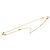 Collana con pendente Louis Vuitton Essential V Chain D'oro - vista 3