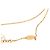 Collana con pendente Louis Vuitton Essential V Chain D'oro - vista 5