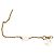 Collana con pendente Louis Vuitton Essential V Chain D'oro - vista 6