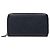 Prada Navy Saffiano Leather Long Wallet Navy blue