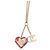Collana con pendente Chanel Coco Mark Heart Multicolore D'oro