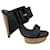 Sergio Rossi Sandalen Marineblau  - Ansicht 1