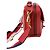 Gucci Borsa Tote con tracolla Web Gg Marmont Rosso - vista 5
