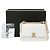 Chanel Borsa a tracolla e crossbody Mini Flap Chain con logo CC Bianco