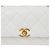 Chanel Borsa a tracolla e crossbody Mini Flap Chain con logo CC Bianco - vista 3