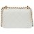 Chanel Borsa a tracolla e crossbody Mini Flap Chain con logo CC Bianco - vista 4