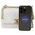 Chanel Borsa a tracolla e crossbody Mini Flap Chain con logo CC Bianco - vista 7