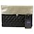 Chanel Mit Perlen verzierte Clutch Schwarz  - Ansicht 9