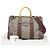Gucci Bolsa Gg Duffle Tote de ombro Marrom