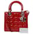 Dior Borsa Tote a Spalla Lady Medium Rosso