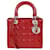 Dior Borsa Tote a Spalla Lady Medium Rosso - vista 2