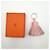 Hermès Porte-clés Carmen, Rose Sakura, agneau Milo  - vue 6