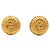 Chanel Vintage Coco Mark Clip-Ohrringe vergoldet Golden