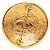 Spilla tonda vintage Chanel 31 RUE CAMBON Cambon D'oro - vista 2
