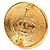 Spilla tonda vintage Chanel 31 RUE CAMBON Cambon D'oro - vista 3