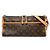 Borsa a tracolla lunga Louis Vuitton Monogram Popincourt Marrone