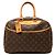 Borsa Louis Vuitton Monogram Deauville Marrone