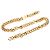 Cintura con catena e placca logo dorata Chanel D'oro