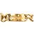 Cintura con catena e placca logo dorata Chanel D'oro - vista 2