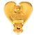 Orecchini a clip Chanel Coco Mark con motivo a cuore D'oro - vista 3