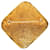 Spilla Chanel Coco Mark Square Pin D'oro  - vista 3