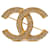 Timeless Broche Chanel Coco Mark Dorado