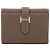 Market Hermès Cartera Compacta Combinada Bearn Hermes W Stamp 2024 Gris pardo