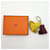 Hermès Porte-clés Carmen Uno-Dos, lime/rouge grenat, Milo lambskin Jaune  - vue 5