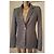 Liu.Jo Slim Fit Jacquard Blazer Liu Jo Gr. 40 Neu Beige Dunkelbraun - Ansicht 2