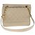 Chanel Vintage Slit Pocket Quilted Caviar Medium Beige