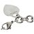 Bracciale con charm Tiffany & Co. in argento con pendente a cuore - vista 3